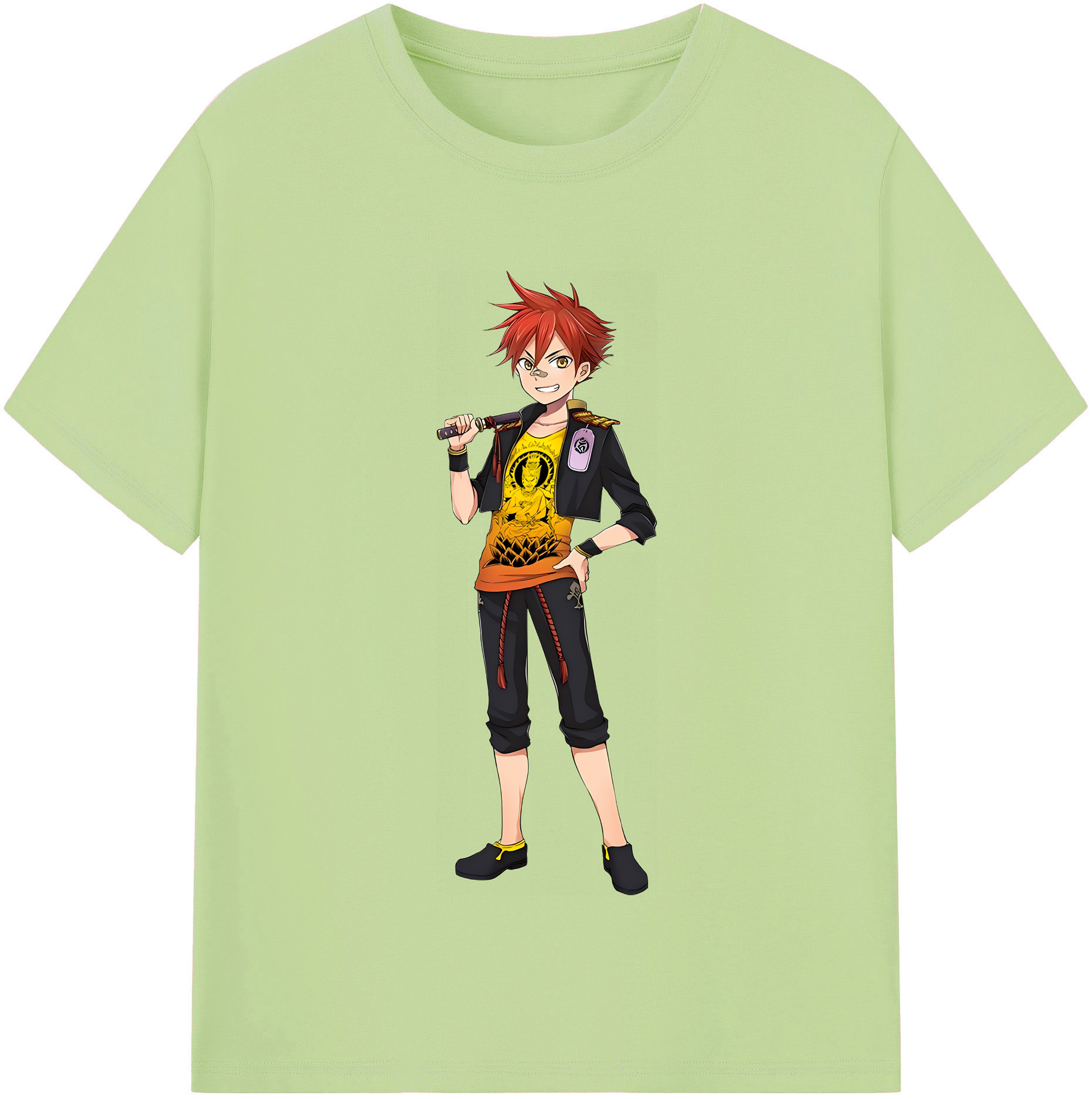 （画像用） 刀剣乱舞 Touken Ranbu 綿100％半袖Tシャツ（フロントプリント）